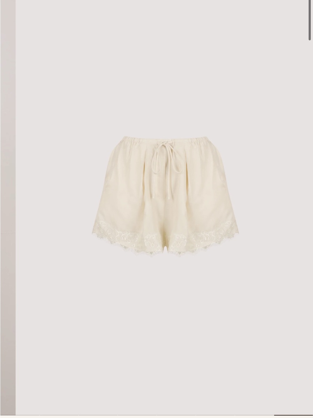 Dissh Andrea Sandstone Cupro Lace Short
